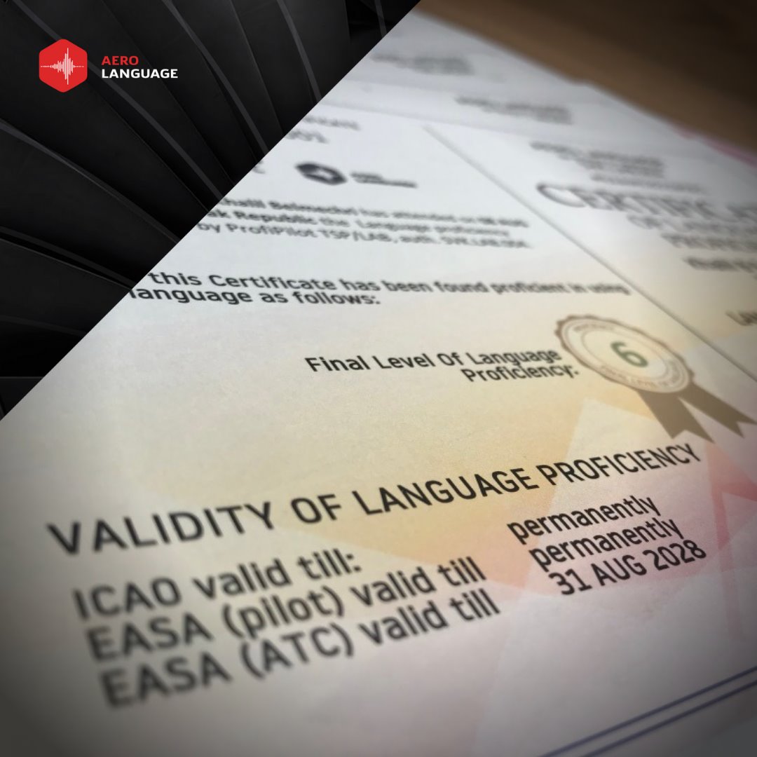 ICAO English certificate